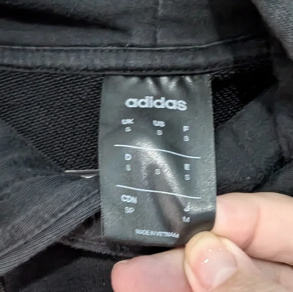 Guc Adidas Black Hoodie Size Small - Picture 7 of 7
